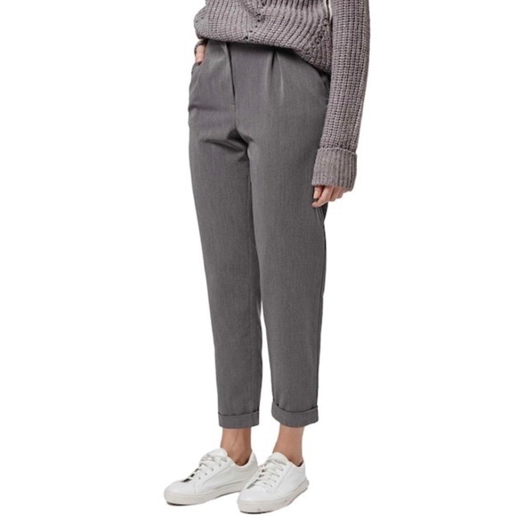 • TOPSHOP • Petite Grey Trousers - Picture 1 of 6
